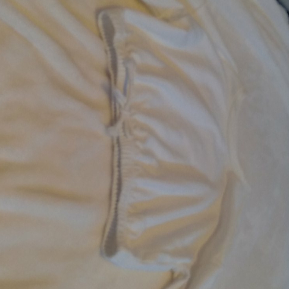 White cropped hoodie